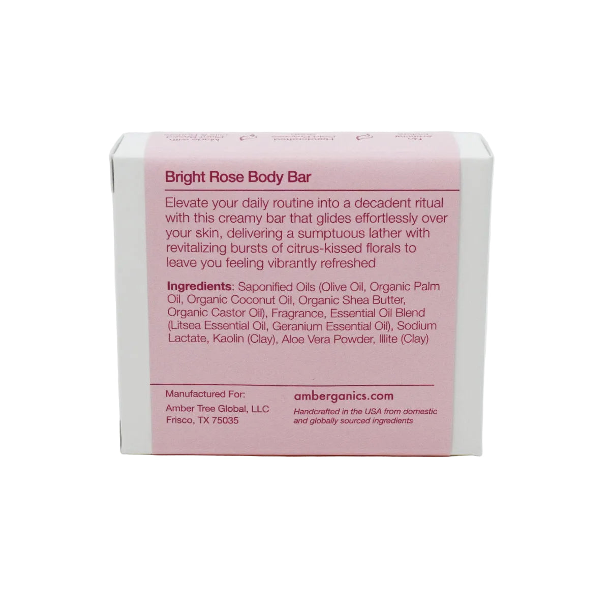 Cold Process Bar Soap - Bright Rose Body Bar
