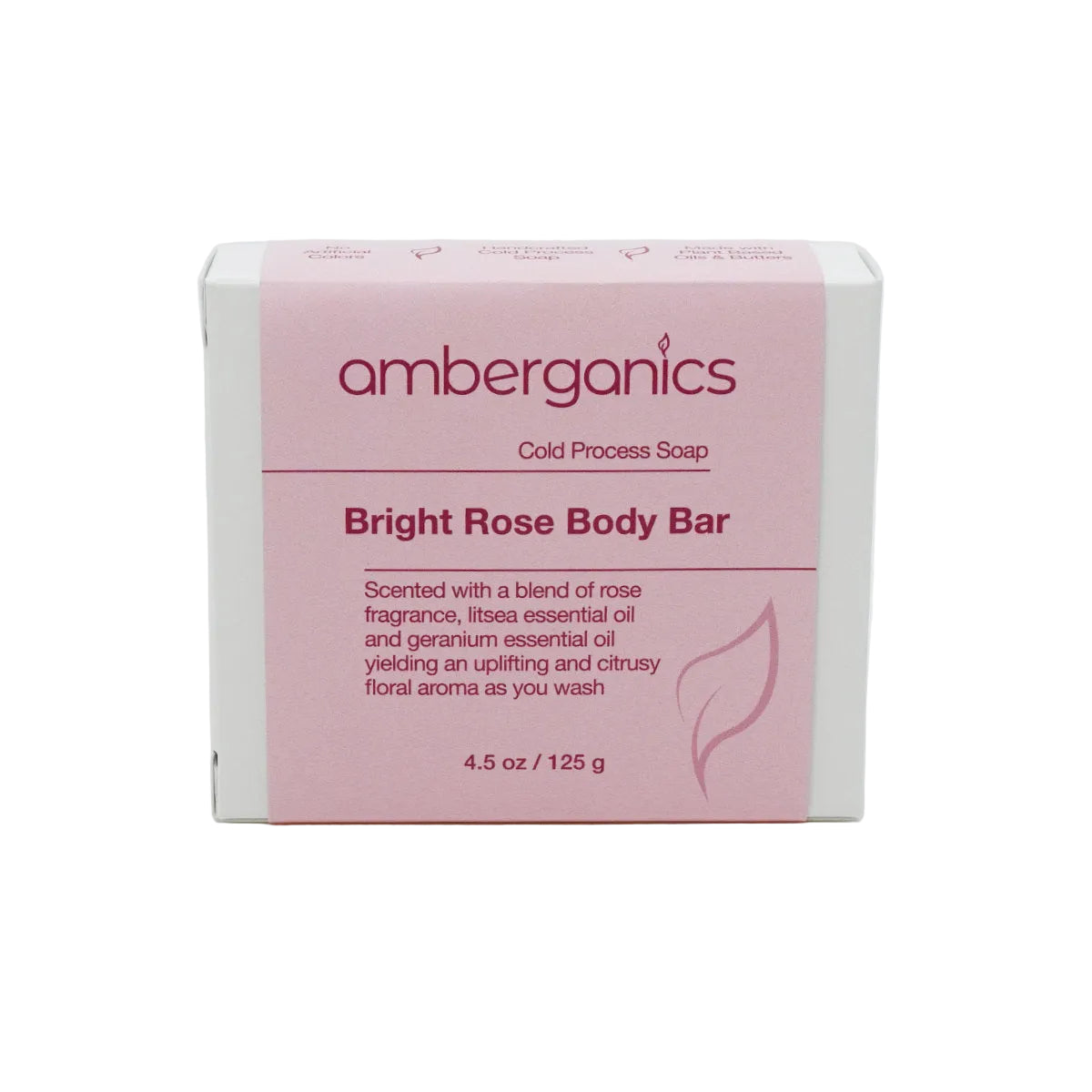 Cold Process Bar Soap - Bright Rose Body Bar